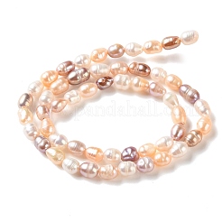 Natural Cultured Freshwater Pearl Beads Strands&nbsp;PA-CBABE82-01A
