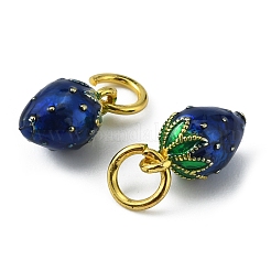 Brass Enamel Pendants&nbsp;KK-WH0045-031B