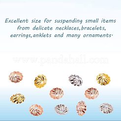 Brass Flower Bead Caps&nbsp;KK-PH0034-81