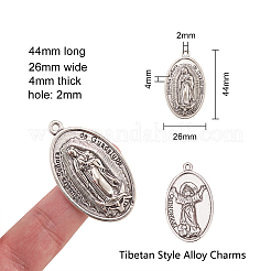 Tibetan Style Alloy Pendants&nbsp;PALLOY-CJ0003-01