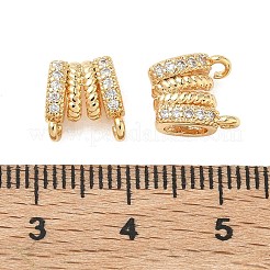 SHEGRACE Brass Micro Pave Cubic Zirconia Pendants&nbsp;XGRQ3D326-483G