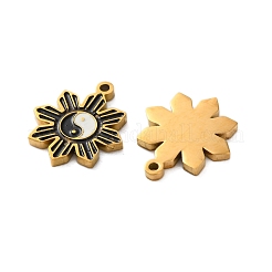 Ion Plating(IP) 304 Stainless Steel Enamel Charms&nbsp;STAS-M102-53G