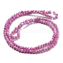 Opaque Baking Paint Glass Beads Strands&nbsp;DGLA-F002-01