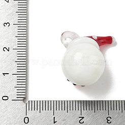 Christmas Handmade Lampwork Pendants&nbsp;LAMP-L081-01I