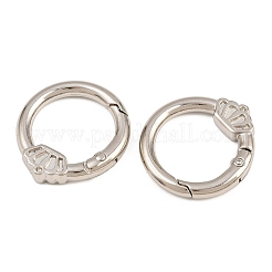 Zinc Alloy Spring Gate Rings&nbsp;AL-CBAC079-04P