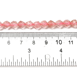 Cherry Quartz Glass Beads Strands&nbsp;G-K382-A05-01