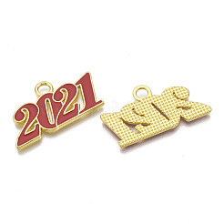 Alloy Enamel Pendants&nbsp;X-PALLOY-T078-03C