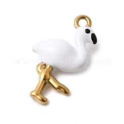 304 Stainless Steel Enamel Pendants&nbsp;STAS-G386-02G-03