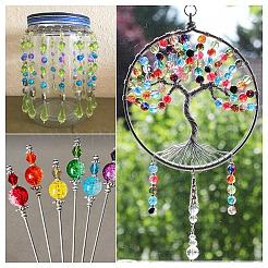 12 Colors Crackle Glass Beads&nbsp;CCG-TA0002-05A