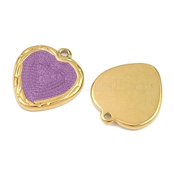 304 Stainless Steel with Enamel Pendants&nbsp;STAS-Z166-17G-02