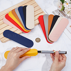 16Pcs 8 Colors PU Leather Single Pen Case&nbsp;OFST-OC0014-80