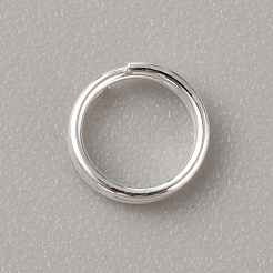 925 Sterling Silver Split Rings&nbsp;STER-WH0011-28S-01
