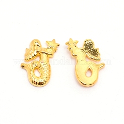 Aluminum Alloy Cabochons&nbsp;MRMJ-WH0068-99G