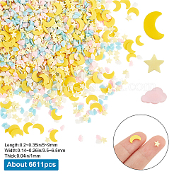Handmade Polymer Clay Cabochons&nbsp;CLAY-CP0001-03