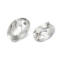 Non-Tarnish 304 Stainless Steel Stud Earring Findings&nbsp;STAS-L024-005P-01