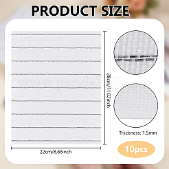 Rectangle Polyester Insole Cloth&nbsp;FIND-WH0139-342B