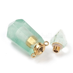 Faceted Natural Fluorite Pendants&nbsp;G-H252-D04