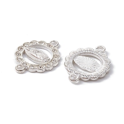 Flat Round Alloy Connector Charms&nbsp;FIND-YW0003-44