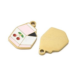 304 Stainless Steel Enamel Pendants&nbsp;X1-STAS-G360-04G-08