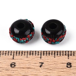 Handmade Polymer Clay Indonesia Beads&nbsp;IPDL-N004-01C