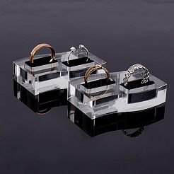 Acrylic with Flannelette Ring Displays&nbsp;RDIS-WH0006-04