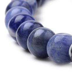 Natural South Africa Sodalite Beads Strands&nbsp;G-S259-35-6mm