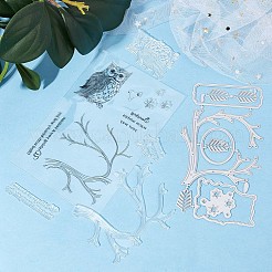 1 Sheet Silicone Clear Stamps&nbsp;DIY-GF0007-03