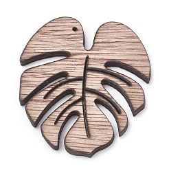 Undyed Wooden Pendants&nbsp;X-WOOD-S040-80
