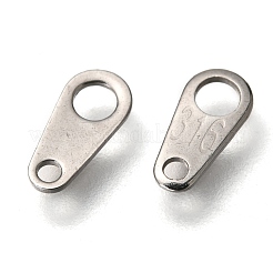 Non-Tarnish 316 Surgical Stainless Steel Chain Tabs&nbsp;STAS-Z034-01P-05
