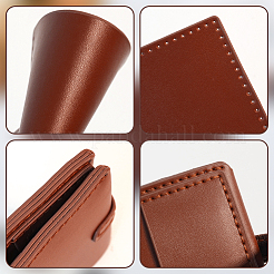 DIY Leather Men's Wallet Making Kits&nbsp;DIY-WH0349-228A