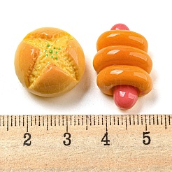 Opaque Resin Imitation Food Decoden Cabochons&nbsp;CRES-H002-01E