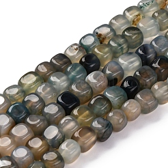Natural Dragon Veins Agate Beads Strands&nbsp;G-G177-E06-01