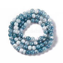 Electroplated Glass Beads Strands&nbsp;X-GLAA-C023-01J