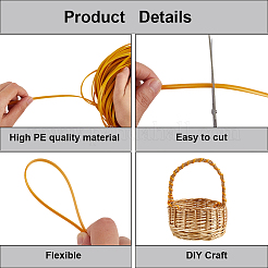30M Plastic Imitation Cane Wire Cord&nbsp;OCOR-GF0005-40C