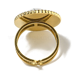 Ion Plating(IP) 304 Stainless Steel Open Cuff Rings&nbsp;RJEW-C079-16G-01