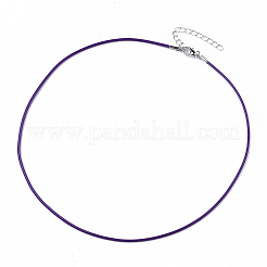 Waxed Cotton Cord Necklace Making&nbsp;MAK-S032-1.5mm-B09