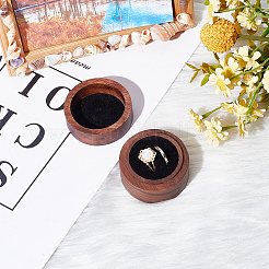Column Wooden Couple Ring Boxes&nbsp;OBOX-WH0001-05