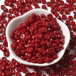 Opaque Colours Glass Seed Beads&nbsp;X-SEED-E001-P3x6mm-13
