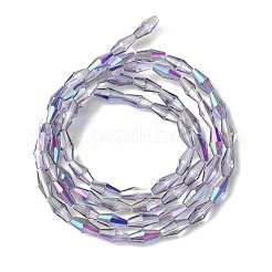 Transparent Electroplate Glass Beads&nbsp;X1-GLAA-K064-05A-HR01