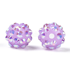 Resin Rhinestone Beads&nbsp;RESI-S256-12mm-SAB21
