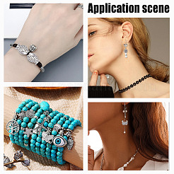60Pcs 14 Styles Tibetan Style Alloy Beads&nbsp;FIND-HY0004-59
