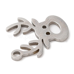 Non-Tarnish Christmas 201 Stainless Steel Pendants&nbsp;LS-STAS-D053-07P