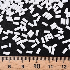 Opaque Colours Glass Bugle Beads&nbsp;SEED-N005-001-B06