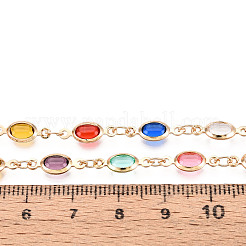 Handmade Brass Oval Link Chains&nbsp;CHC-N024-09KCG