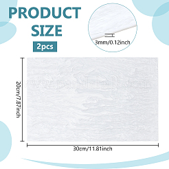 2Pcs Acrylic Sheets&nbsp;DIY-PH0032-63A