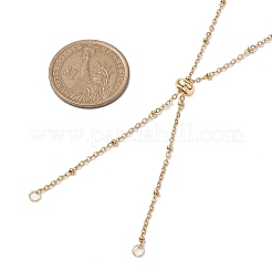 304 Stainless Steel Satellite Chain Slider Necklace Making&nbsp;AJEW-JB01247-01