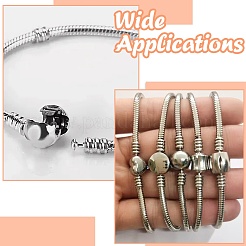 12Pcs 6 Styles 304 Stainless Steel European Style Clasps&nbsp;STAS-CJ0002-77