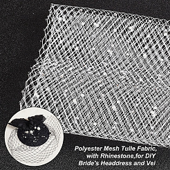 Polyester Mesh Tulle Fabric&nbsp;FIND-WH0126-389B