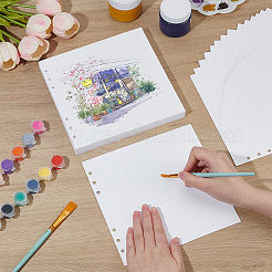 Refillable Loose Leaf Sketchbook Drawing Paper&nbsp;AJEW-WH0556-40