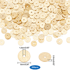 300Pcs Brass Spacer Beads&nbsp;KK-PH0004-12